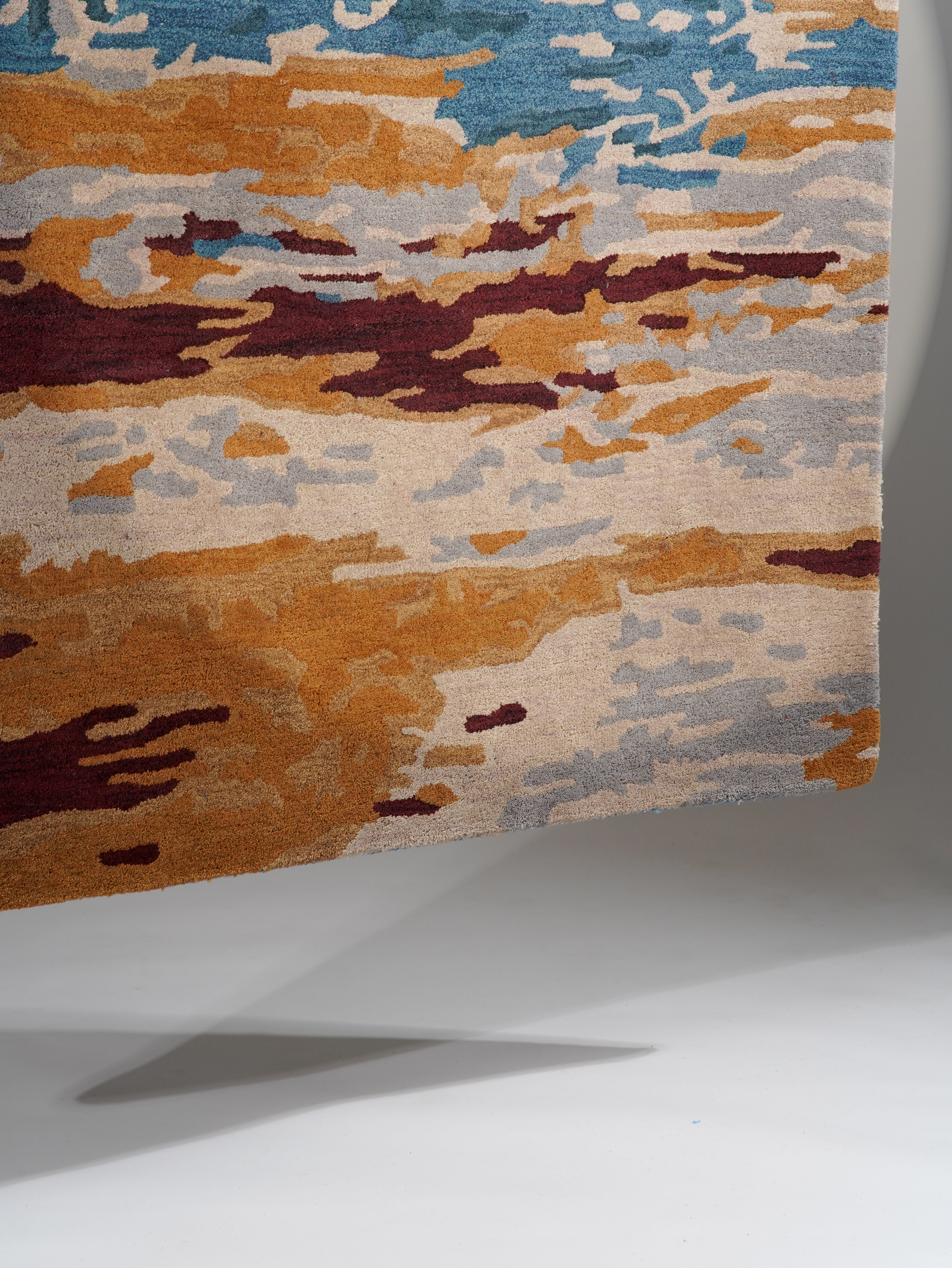 Abyss Hand Tufted Rug - Premium Soft Modern Area Rug for Living Room, Bedroom, Dining Room - Non-Slip Comfortable Floor Carpet for Home Decor