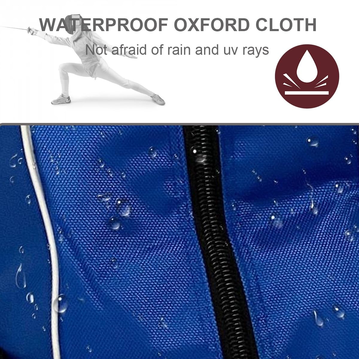 Fencing Sword Bag with Wheels - Waterproof & Lightweight for Easy Transport