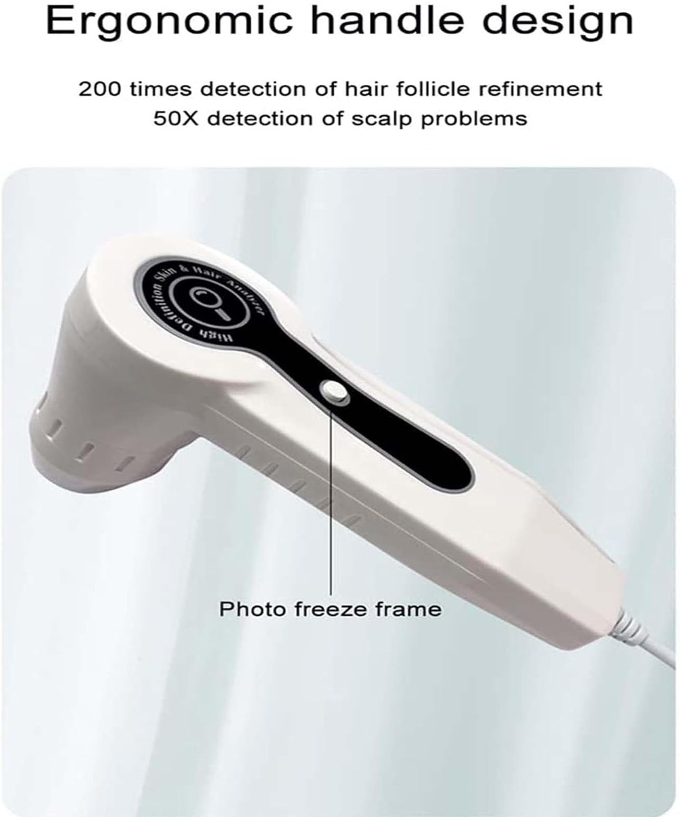 Professional HD Scalp & Hair Analyzer with 10