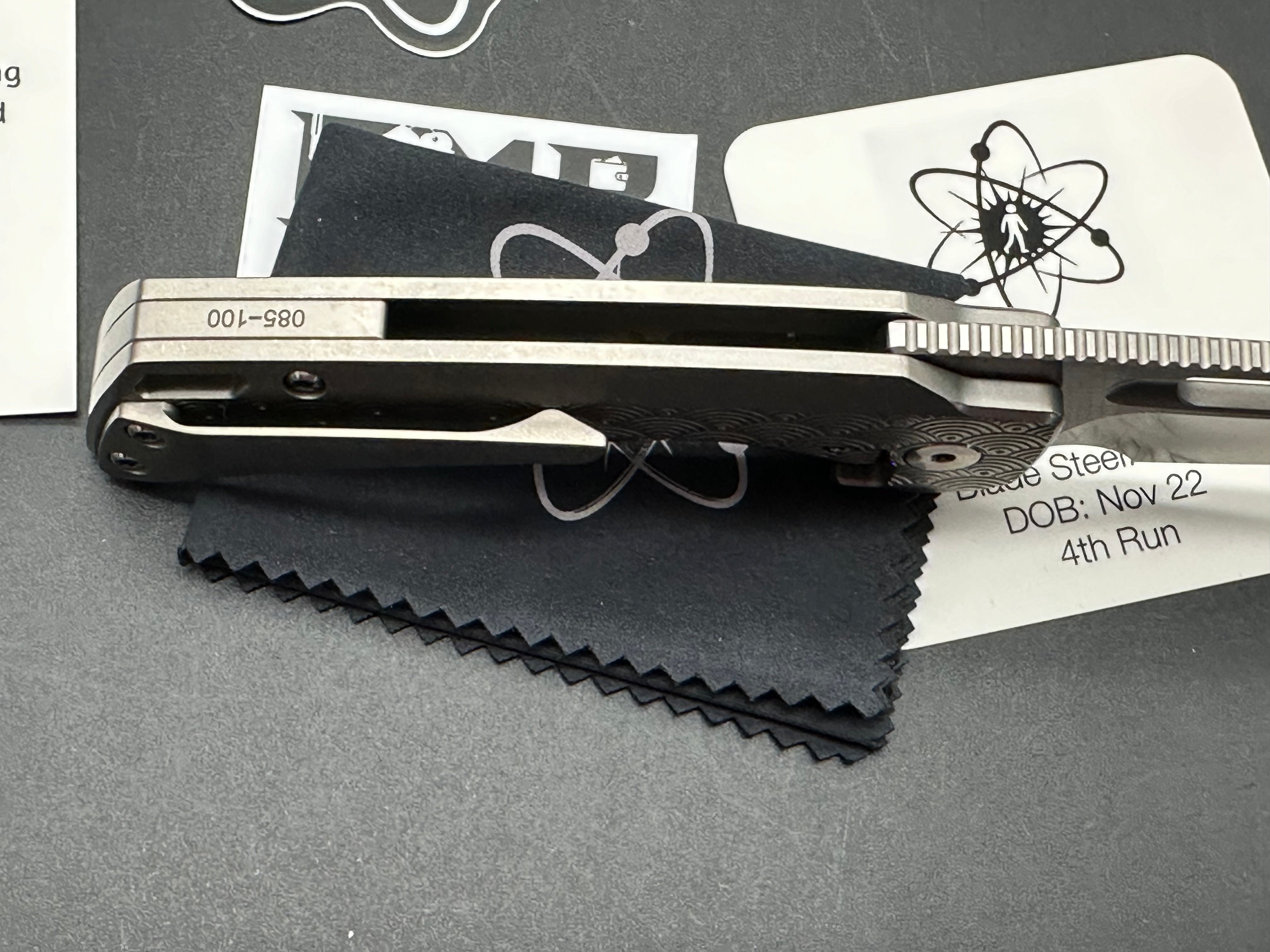 EMP EDC Nymble Seigaiha Urban EDC Exclusive Knife - Limited Edition 85/100 - Perfect for Everyday Carry, Outdoor Adventures & Collectors