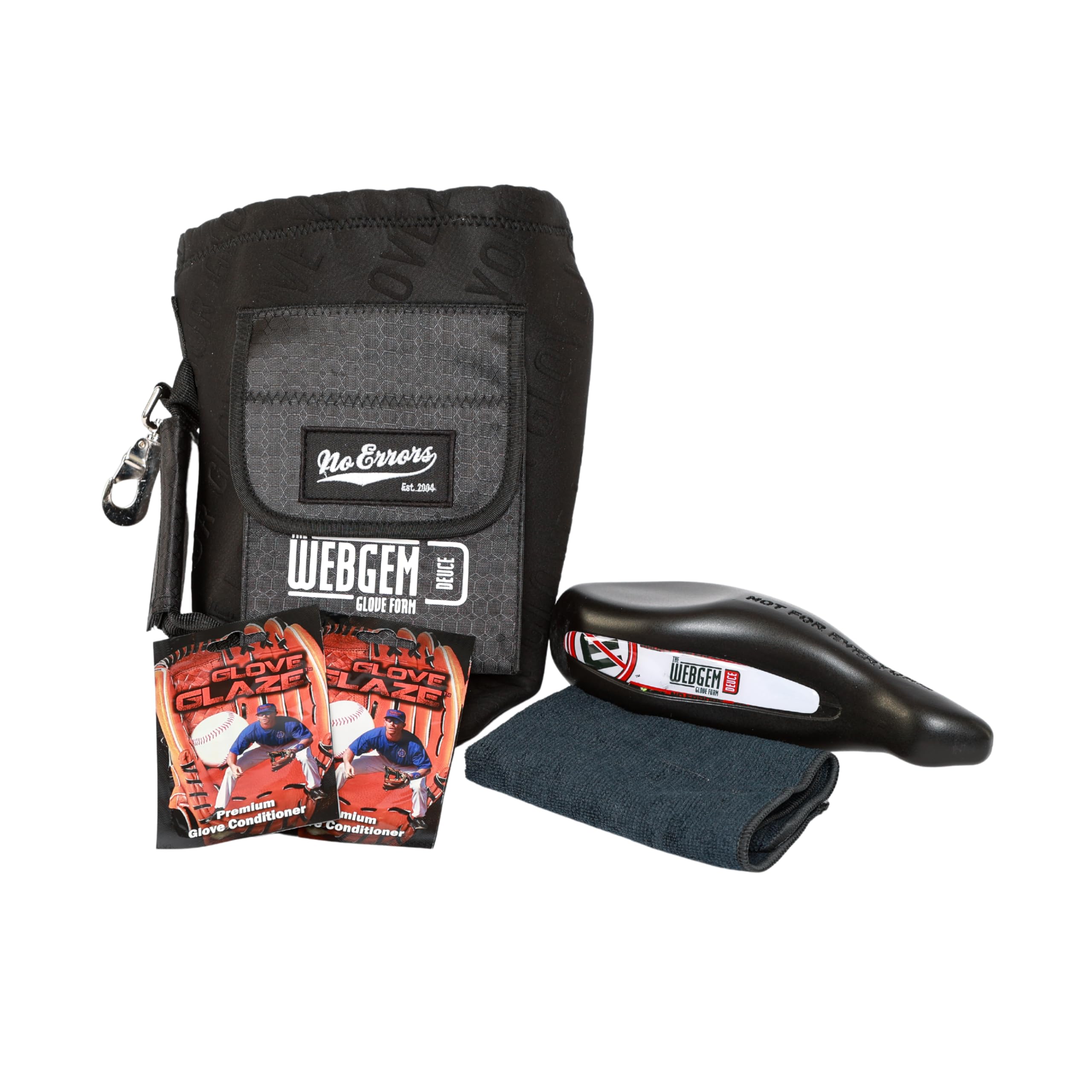 WebGem Catchers Mitt Care Kit - Baseball Glove Conditioner & Formation Tool, Reduces Break-in Time, Preserves Shape - Essential Catcher's Gear & Perfect Gift for Baseball Players (Use for Game Day Prep & Off-Season Maintenance) (Glove Not Included)