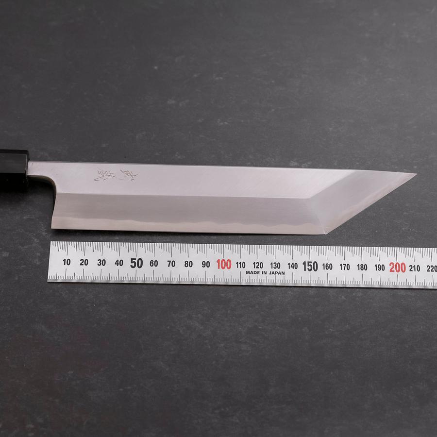 Premium Unagisaki (Edo) Sushi Knife - White Steel #2 Hon Kasumi Blade with Buffalo Teak Handle (210mm) - Perfect for Sushi Chefs & Japanese Cuisine Preparation
