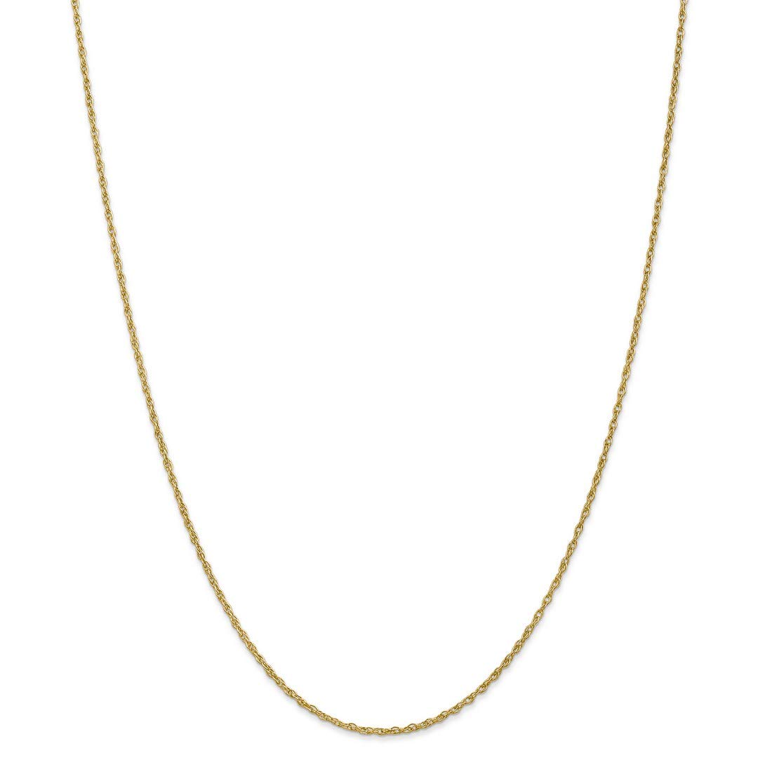 14K Solid Yellow Gold Rope Chain Necklace, Bracelet or Anklet - Elegant Jewelry for Women & Men - Perfect for Gifts, Weddings, Parties & Everyday Wear