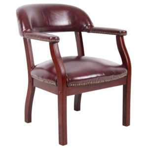 Boss Captain’s Guest Accent Dining Chair B9540 - Stylish & Comfortable for Living Room, Dining Area, or Office Decor