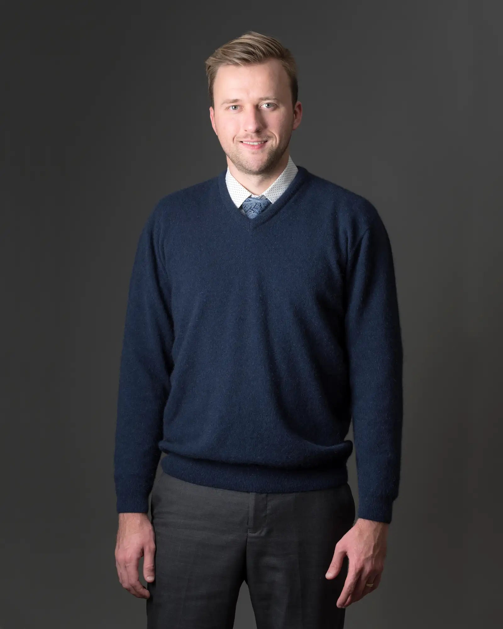 Twilight Men's Possum Merino Wool Plain Sweater NB121 - Warm Winter Knitwear for Outdoor Activities & Casual Wear