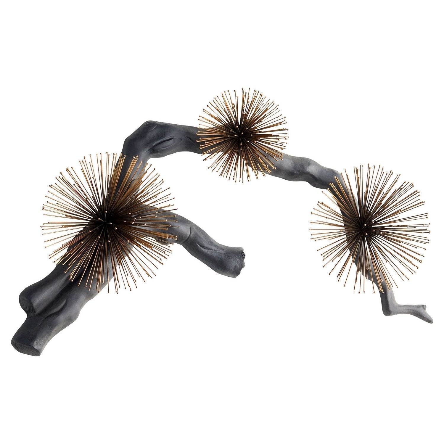 Cyan Design 11435 Ichiyo Wall Decor - Black with Gold Accents, Medium Size - Perfect for Living Room, Bedroom & Office Decor