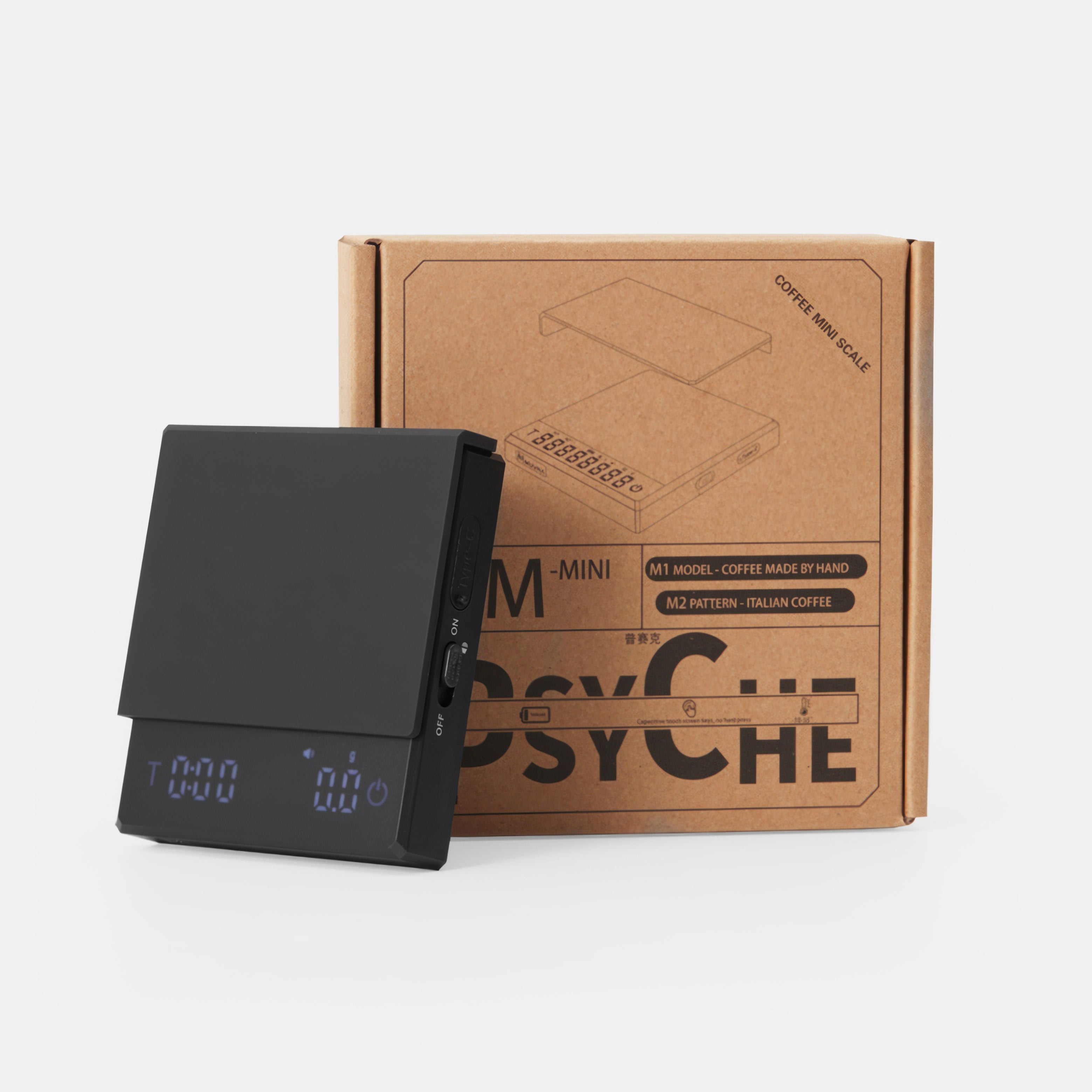 MUVNA Mini Electronic Coffee Scale - Precise Digital Kitchen Scale for Espresso, Pour Over & Brewing - Portable Weighing Scale with Timer for Baristas & Home Use