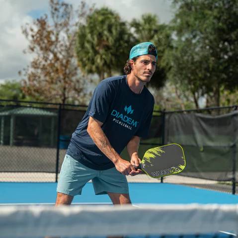 Diadem Warrior V2 Pickleball Paddle - Premium Carbon Fiber Face with Cushion Grip - Demo Rental Available for Tournament Play & Recreational Games