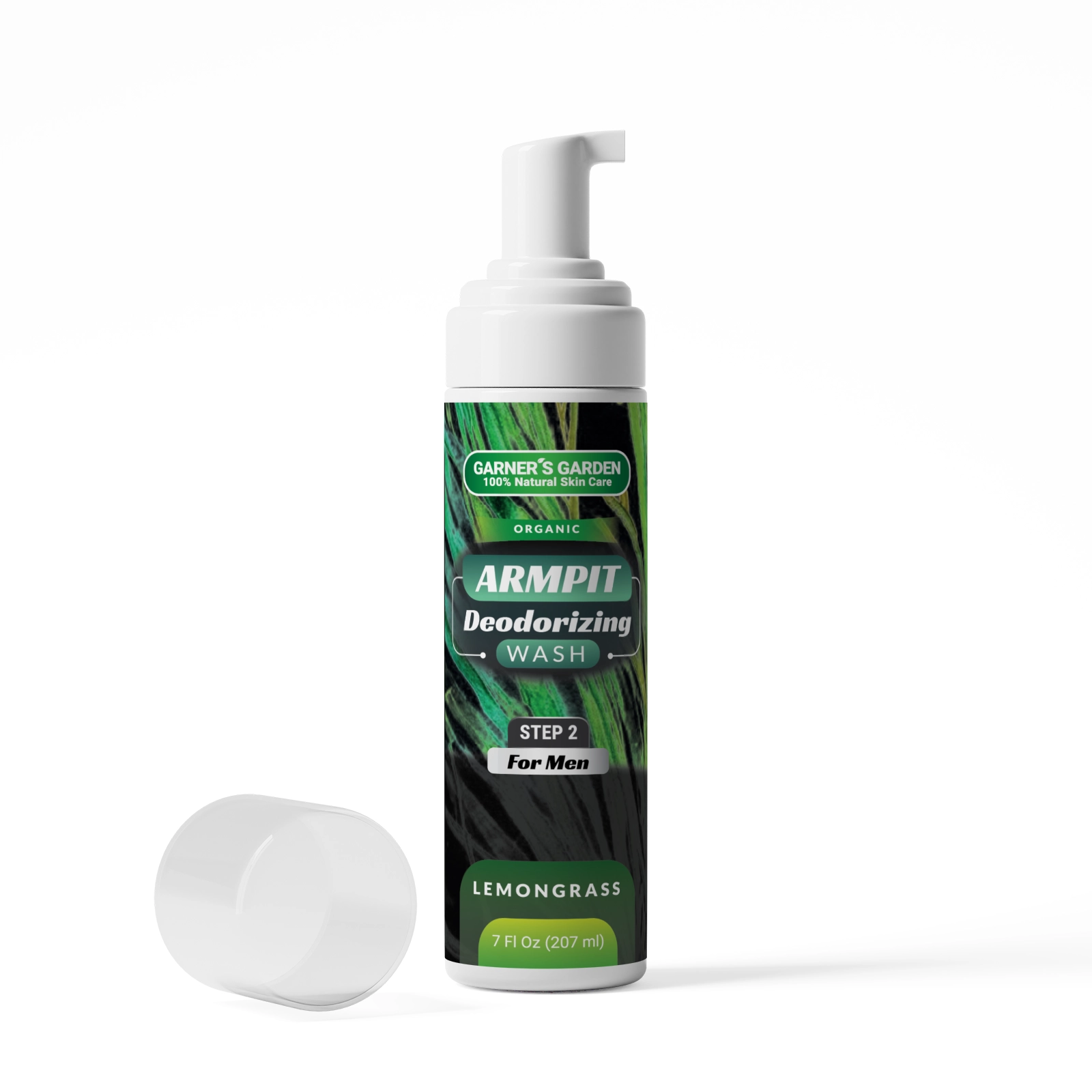 Organic Oxygenated Armpit Deodorizing Foaming Wash - Gentle & Effective Underarm Cleanser for Odor Control - Perfect for Gym, Workouts & Daily Freshness