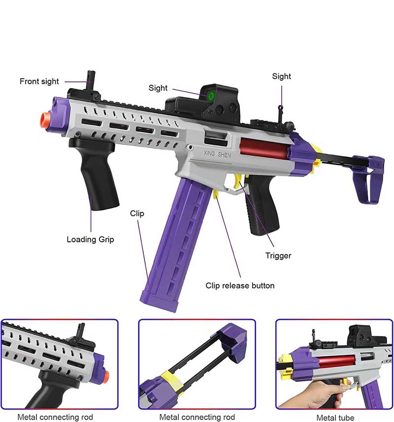 Xing Shen Fire Phoenix Foam Dart Blaster - High Performance Foam Blaster Toy for Outdoor & Indoor Nerf Battles, Kids & Adults - Perfect for Backyard Games, Team Battles & Birthday Parties