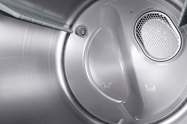 Samsung 7.4 cu. ft. Smart Black Stainless Steel Electric Dryer with SmartThings Technology - DVE52B7650V/AC - Perfect for Large Family Laundry Rooms & Smart Home Integration