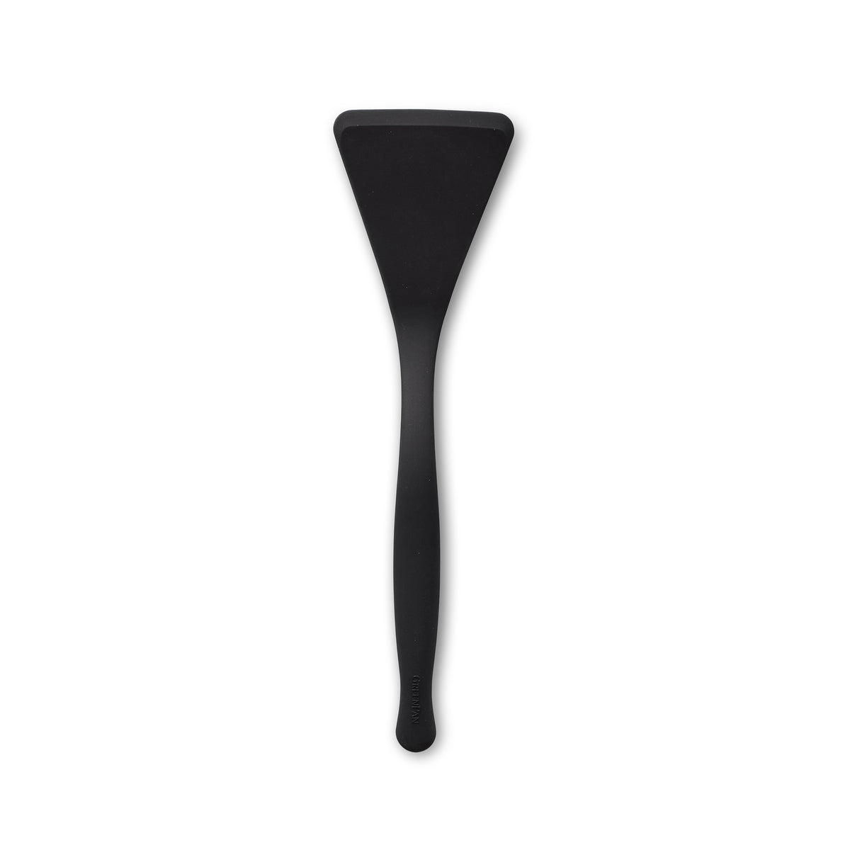 Premium Black Silicone Turner Spatula - Heat Resistant, Non-Stick Kitchen Utensil for Flipping Pancakes, Burgers, Eggs - Perfect for Grilling, Cooking, Baking