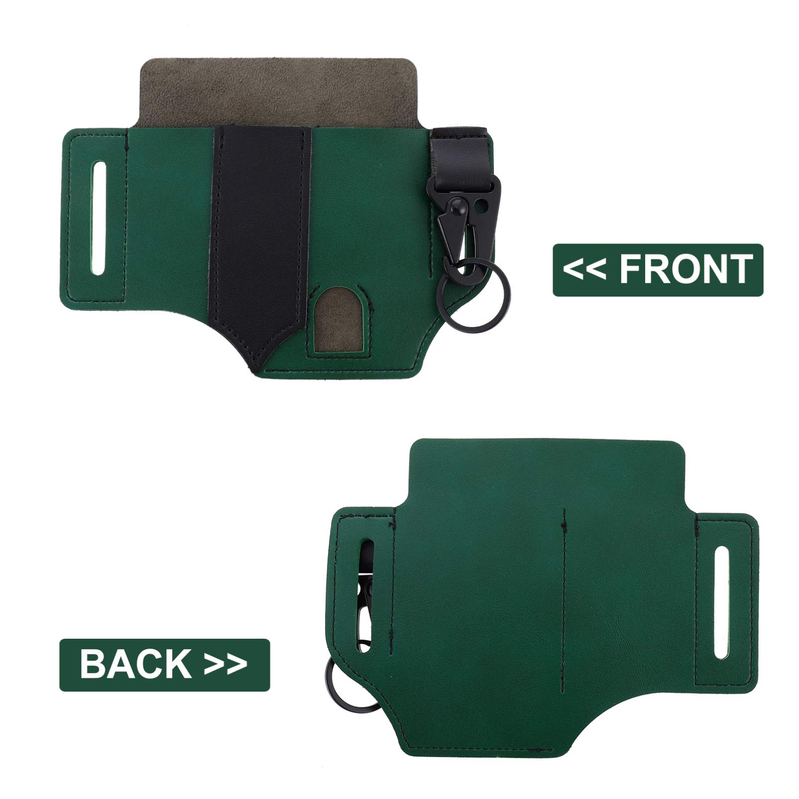 Hemoton 1pc Outdoor Waist Bag - Waterproof Tool Storage Pouch for Camping, Hiking & Work - Portable Gear Organizer with Flashlight Pocket - Perfect for Tools, Phone & Essentials