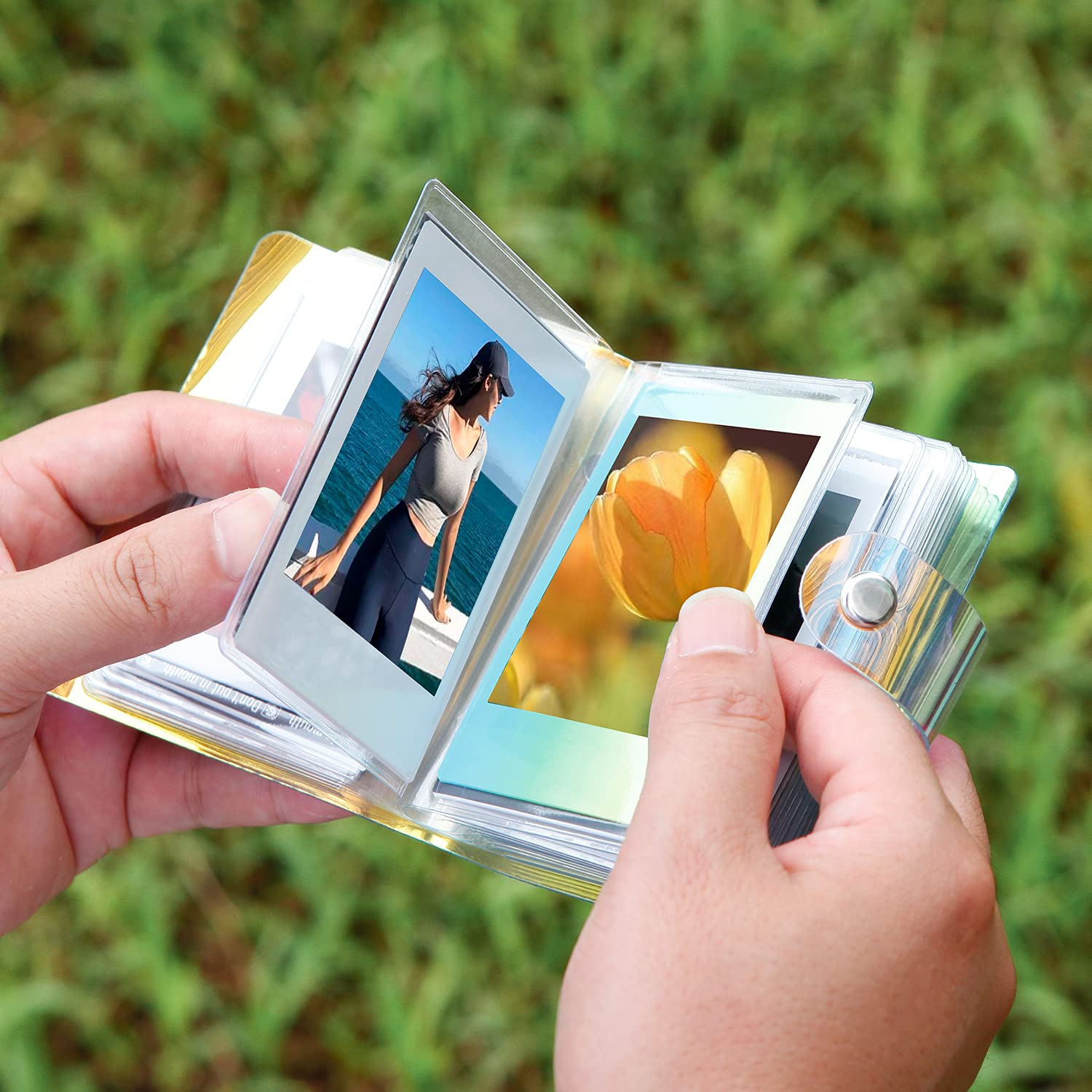 4-Pack 36-Pocket 2x3 Small Photo Album - Compatible with Fujifilm Instax Mini, Polaroid Snap, Z2300, SocialMatic Instant Cameras & ZIP Instant Printer - Perfect for Storing Travel Memories, Party Photos & Instant Prints