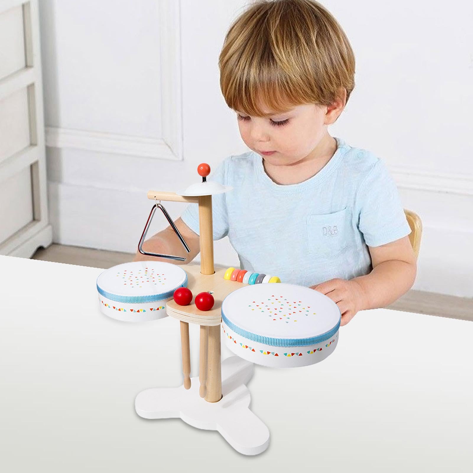 **Best Kids Drum Set - Interactive Musical Toy for Babies & Toddlers | Educational & Durable Baby Drum Kit for Early Learning & Playtime Fun**