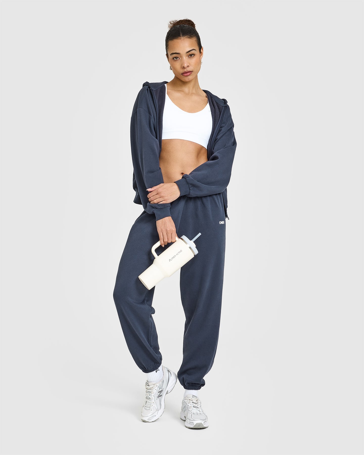 Lightweight Joggers with Oner Logo | True Blue | Comfortable Running Pants for Men & Women | Perfect for Gym, Yoga, and Casual Wear