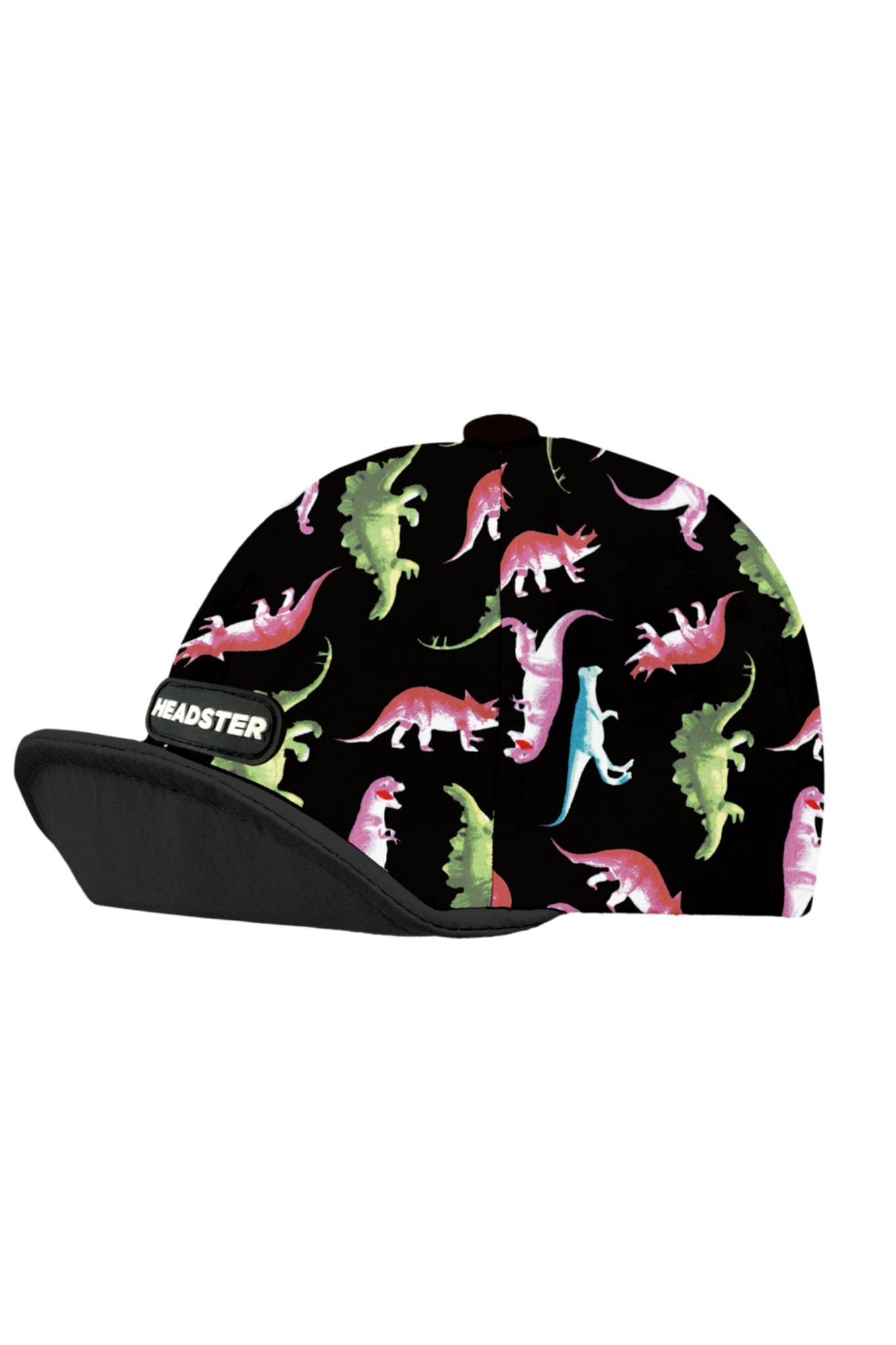 Dino Short Brim Black Baseball Cap for Baby Boys - Perfect for Outdoor Play, Birthday Parties & Photo Shoots