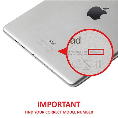 Original iPad 7 7th Generation Screen Replacement Glass Touch Digitizer Repair Kit - Compatible with A2270, A2428, A2429, A2430 Models (Space Gray/Black) | DIY Fix for Cracked or Damaged iPad Displays | Perfect for Home, Office, or School Use