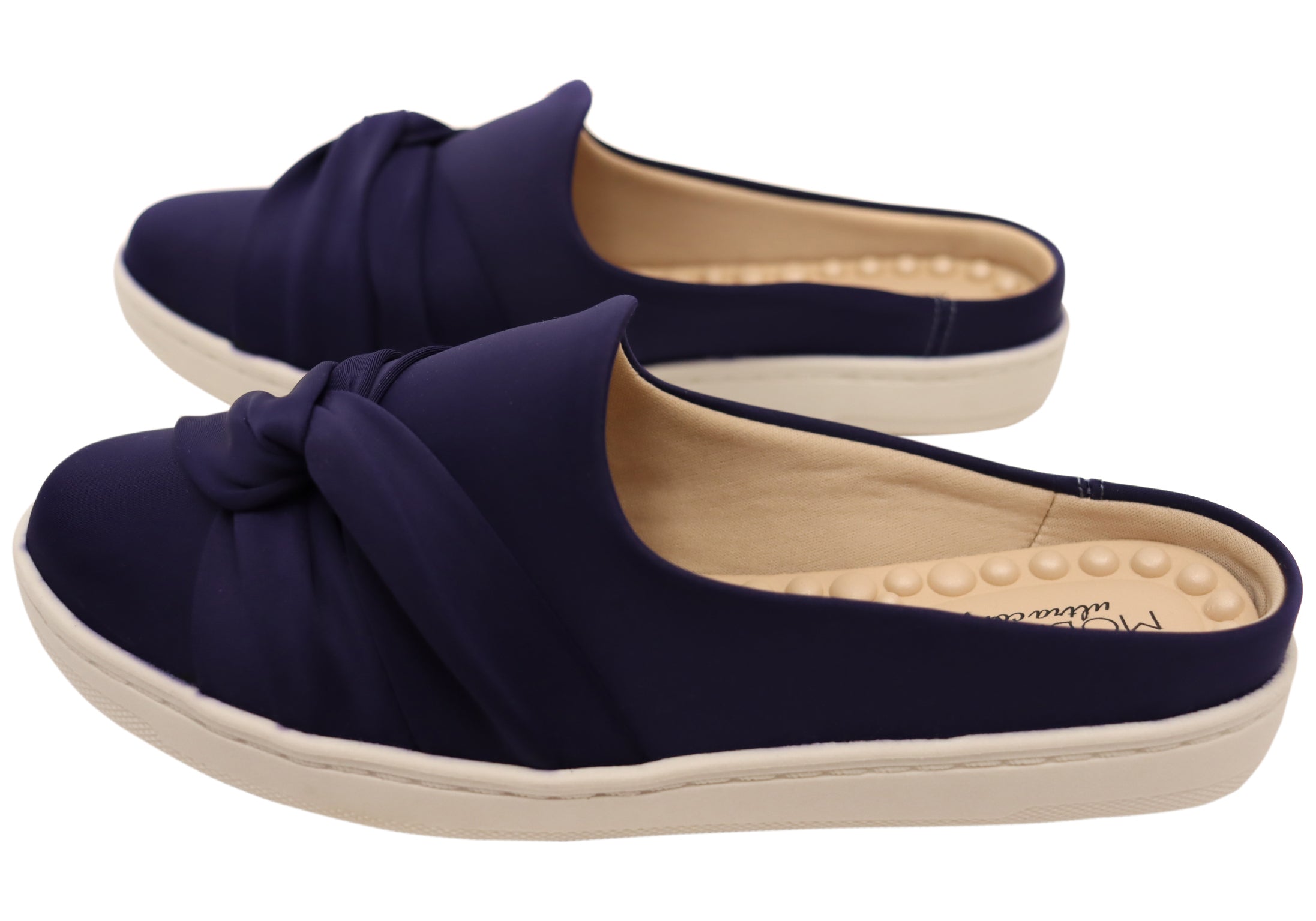 Modare Ultra Comfort Women's Closed Toe Open Back Mules - Slip On House Shoes for Relaxing at Home, Office & Casual Outings
