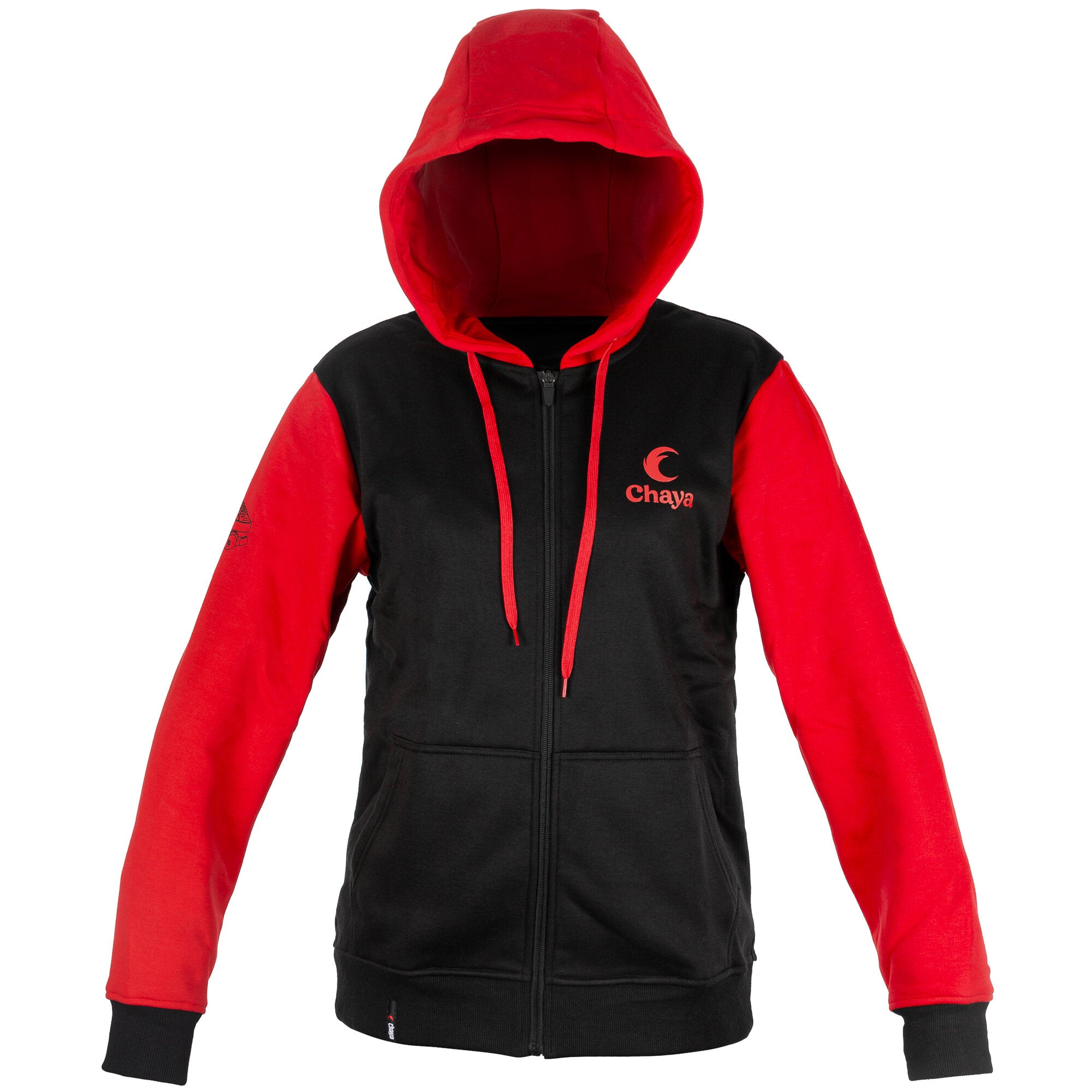 Chaya Logo Zip Hoodie for Men & Women - Stylish Casual Pullover with Front Pocket - Perfect for Outdoor Activities, Gym, and Everyday Wear