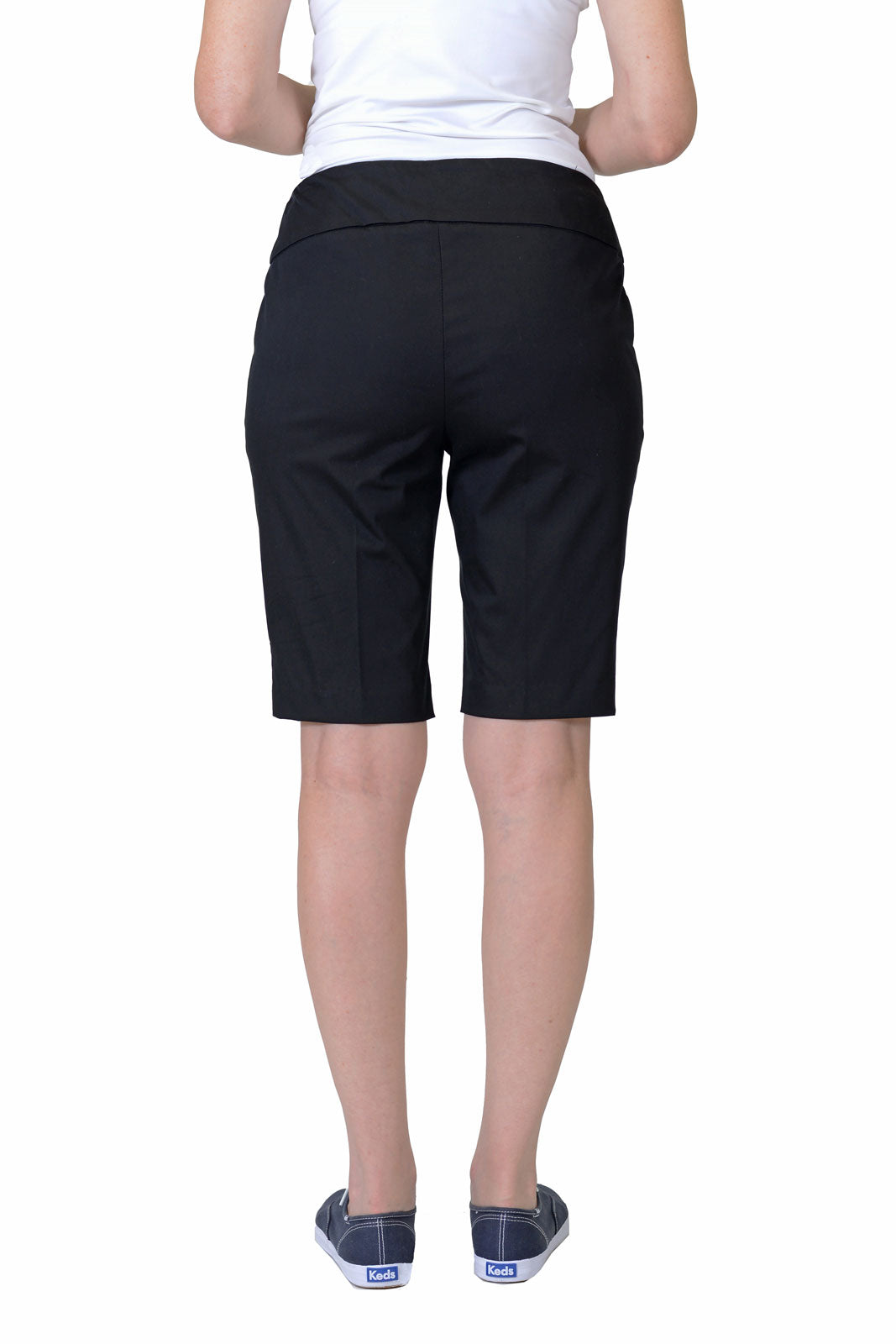 Lisette L Montreal Jupiter Stretch Shorts for Women - High Waist Comfortable Yoga Running Workout Shorts - Perfect for Gym, Lounge & Casual Wear