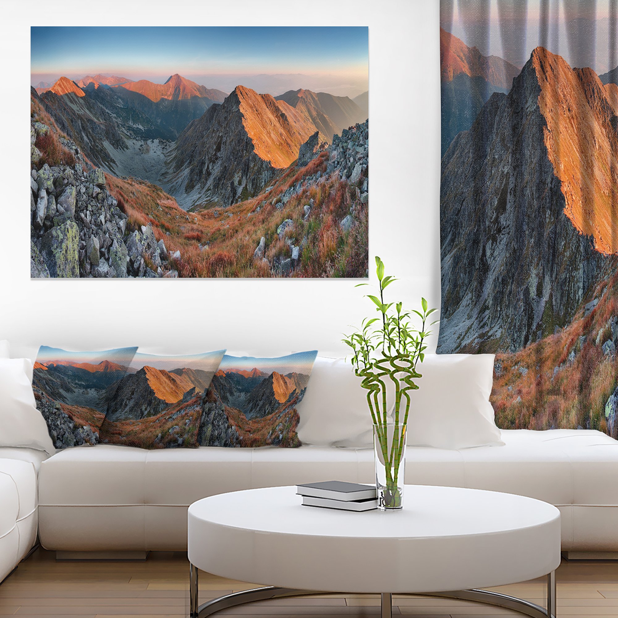 Slovakia Autumn Mountain Landscape Canvas Art Print - Stunning Fall Foliage Wall Decor for Living Room, Bedroom & Office