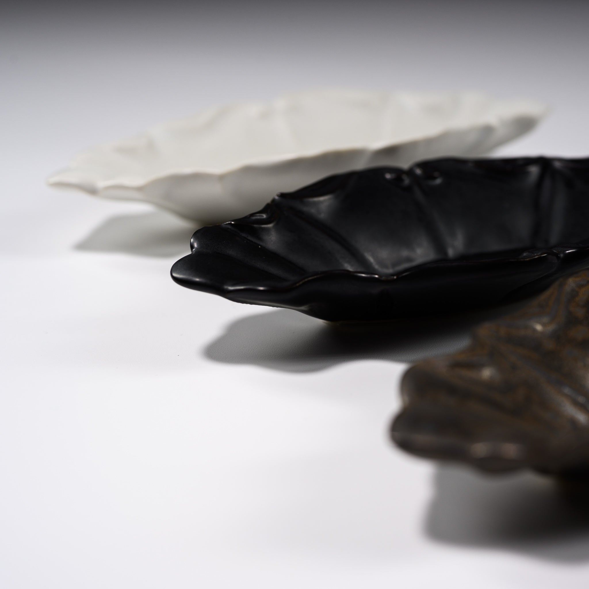 USUKIYAKI Handmade Small Dish - Gothic Style Japanese Ceramic Soy Sauce Plate | Perfect for Sushi, Sashimi & Asian Dining Decor