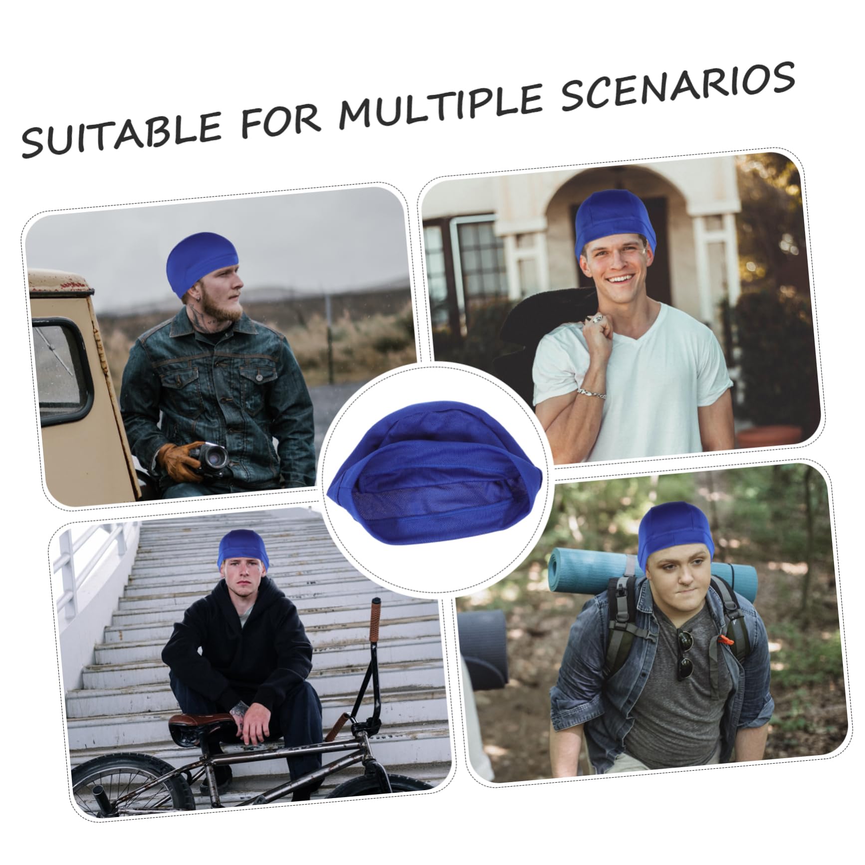 Breathable Cycling Helmet Liner for Adults - Lightweight & Comfortable Bike Helmet Inner Cap for Outdoor Riding, Sports & Commuting - Perfect for Road Biking, Mountain Biking & Daily Cycling