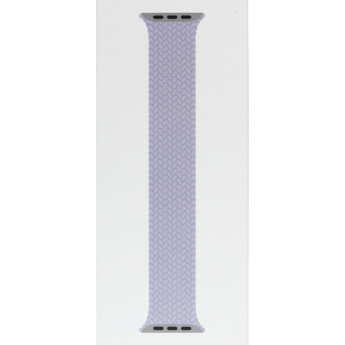 Apple 45mm Braided Solo Loop Band - Purple Fog (Size 6) | Premium Comfort Stretchable Woven Nylon Strap for Apple Watch Series 7/8/SE/Ultra | Perfect for Workouts, Running & Everyday Wear (MR1W3ZM/A)