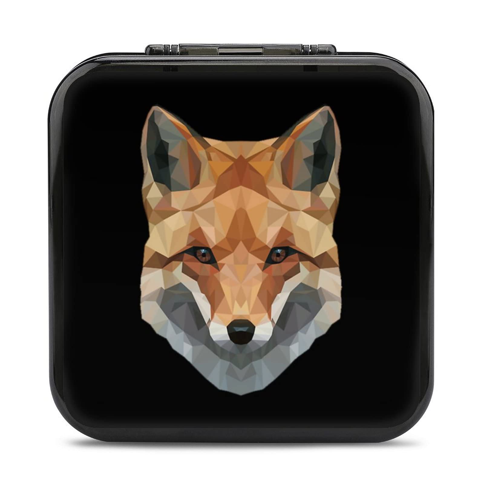 Fox Illustration Nintendo Switch Game Card Case - 24 Card Holder Storage Box for Switch Games | Perfect for Travel, Gaming Parties & Organizing Your Collection