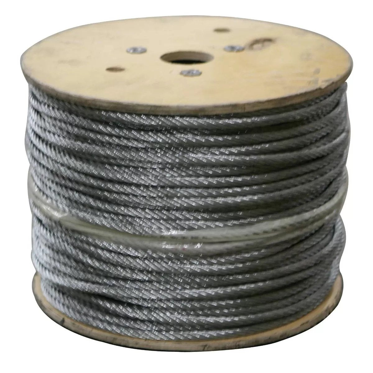 Galvanized Steel Cable Roll 7x7 Strand 1,000 ft - Heavy Duty Wire Rope for Fencing, Construction & Marine Applications
