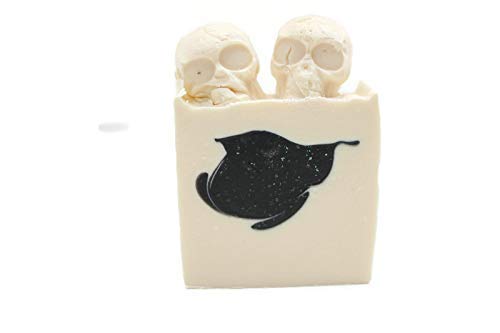 Handmade Vegan Skull Soap for Halloween - 4oz Organic, Cruelty-Free, Natural Ingredients - Perfect for Gifts, Party Favors & Spooky Decor