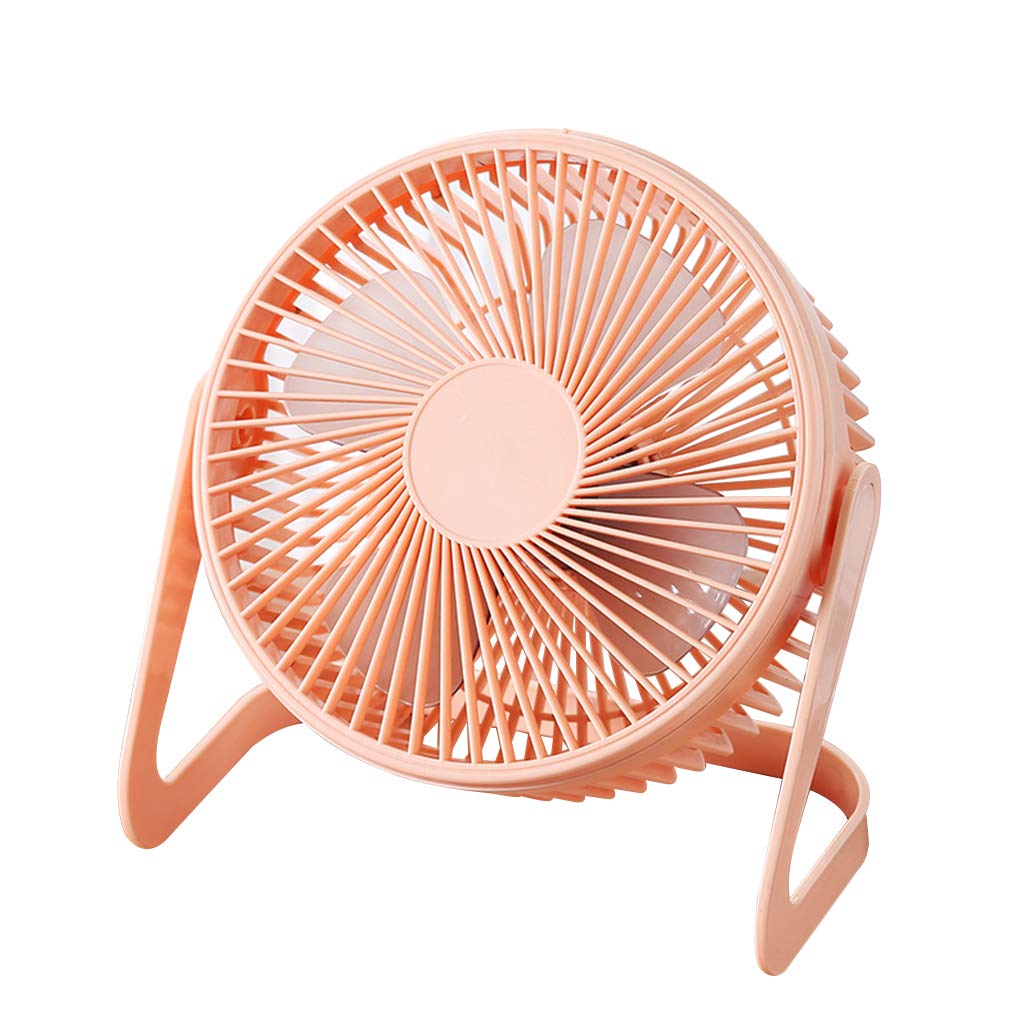 Portable USB Desk Fan - Ultra Quiet Personal Fan with 360° Adjustable Head for Home, Office, Bedroom & Desktop Use | Compact Cooling Solution for Work, Study & Relaxation