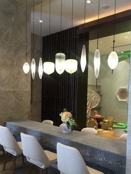 Nautica Glass Pendant Light Fixture - Modern Hanging Chandelier for Kitchen Island, Dining Room & Bedroom Lighting Decor