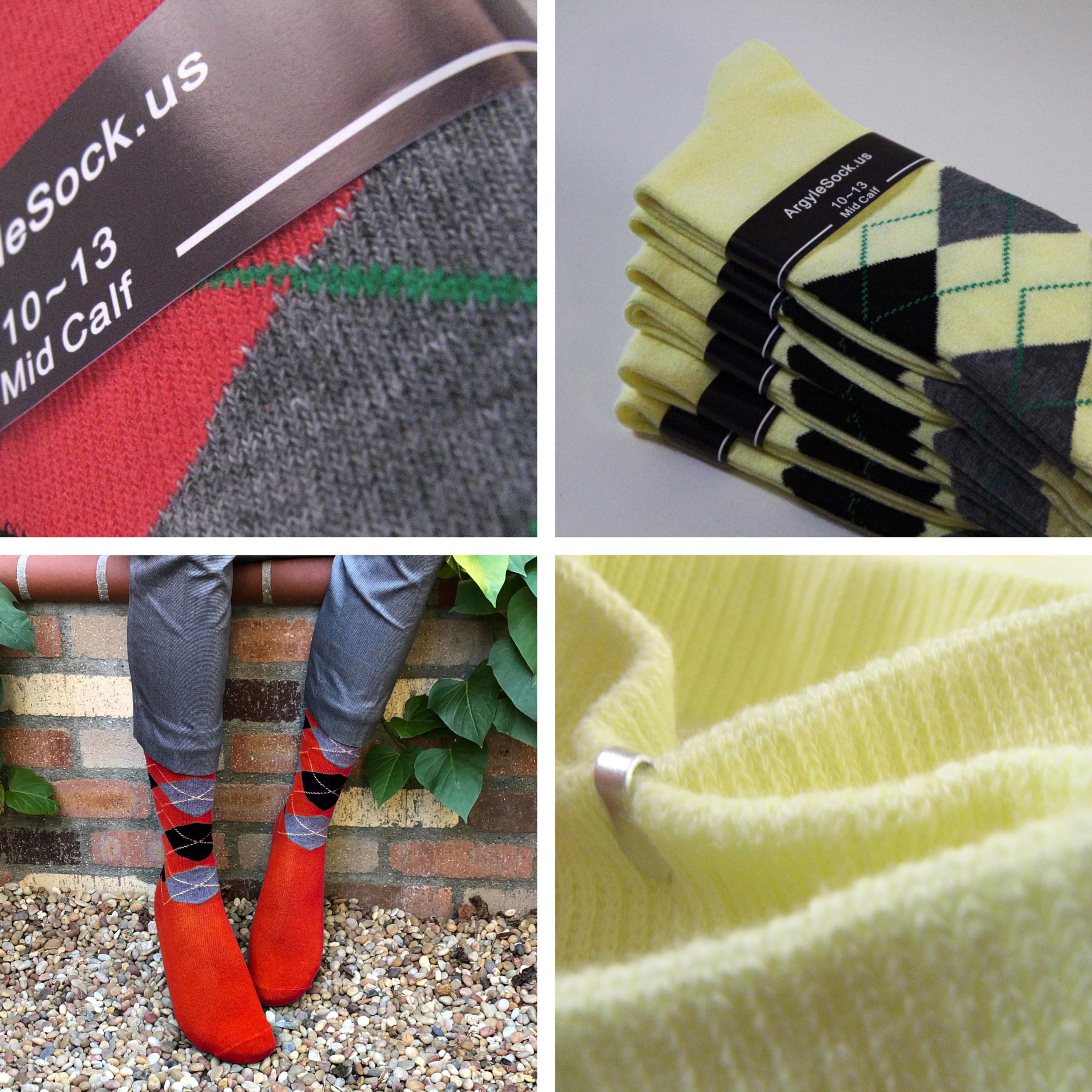 Premium Men's Argyle Dress Socks - Small Size (6-10) for Formal Wear & Business Attire - Comfortable Cotton Blend Socks for Office, Weddings & Special Occasions