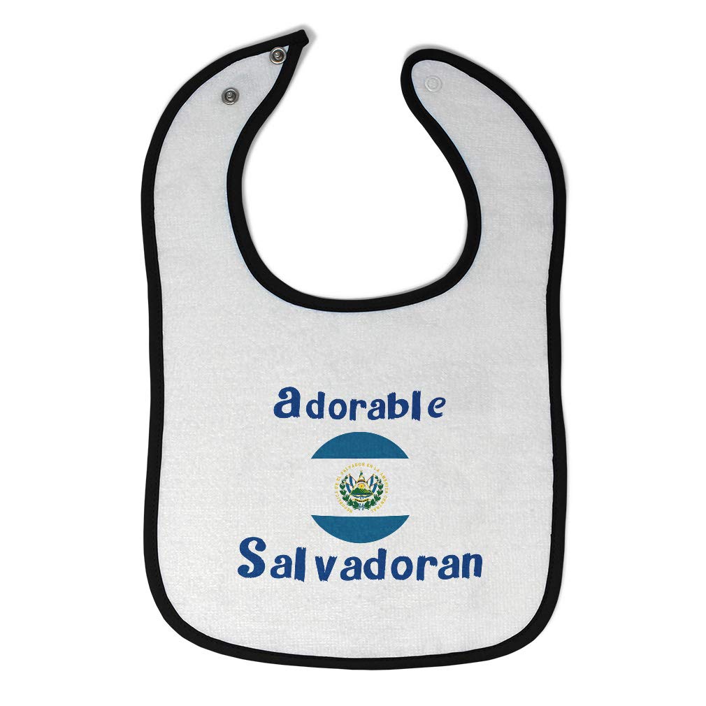 Custom Baby Bibs & Burp Cloths - Soft Salvadoran Cotton for Newborns & Infants - White & Black Designs for Baby Girls & Boys | Perfect for Feeding, Drooling & Messy Playtime