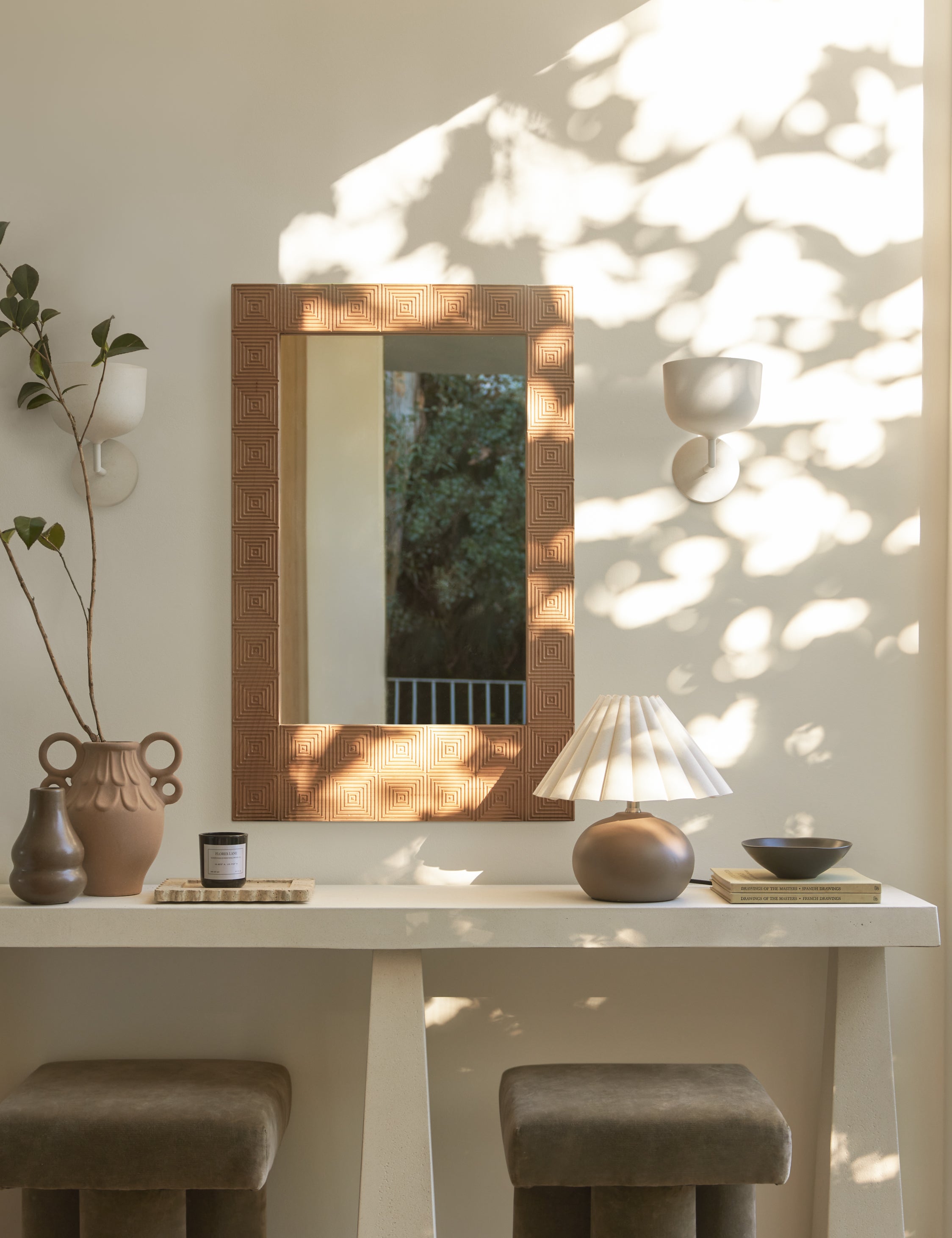 Chelan Mirror - Elegant Wall Mirror for Home Decor, Living Room, Bedroom, and Bathroom - Perfect for Vanity, Entryway, and Dressing Area
