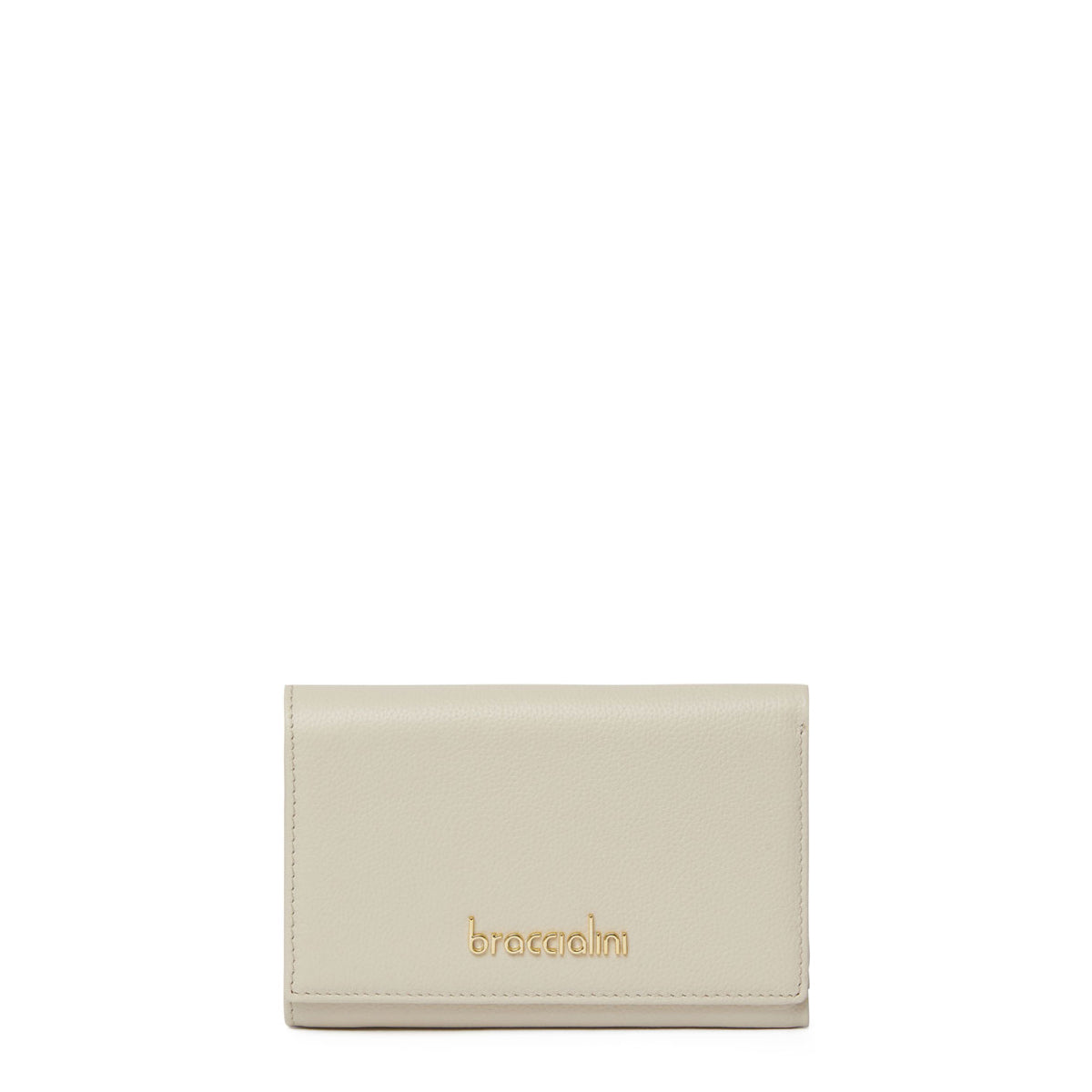 Braccialini Medium Basic Beige Wallet B18435 BA - Stylish & Functional Leather Wallet for Women, Perfect for Everyday Use, Office, and Travel