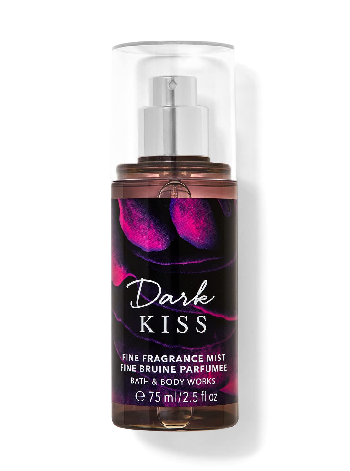 Bath & Body Works Dark Kiss Body Mist for Women - 75ml Travel Size Fragrance Spray | Long-Lasting Refreshing Scent | Compact & Portable | Perfect for Gym, Office & Travel