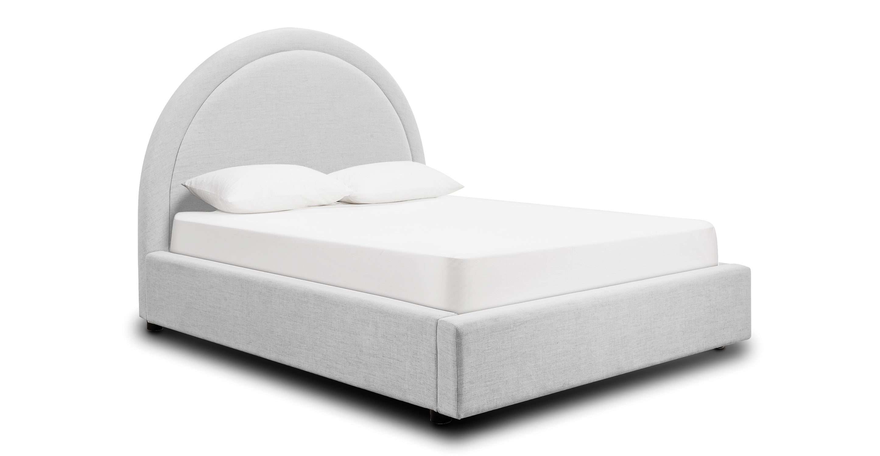 Luna Storage Bed with Underbed Drawers - Queen Size Platform Bed Frame with Hidden Storage for Small Spaces - Perfect for Bedroom, Guest Room, and Apartment Organization