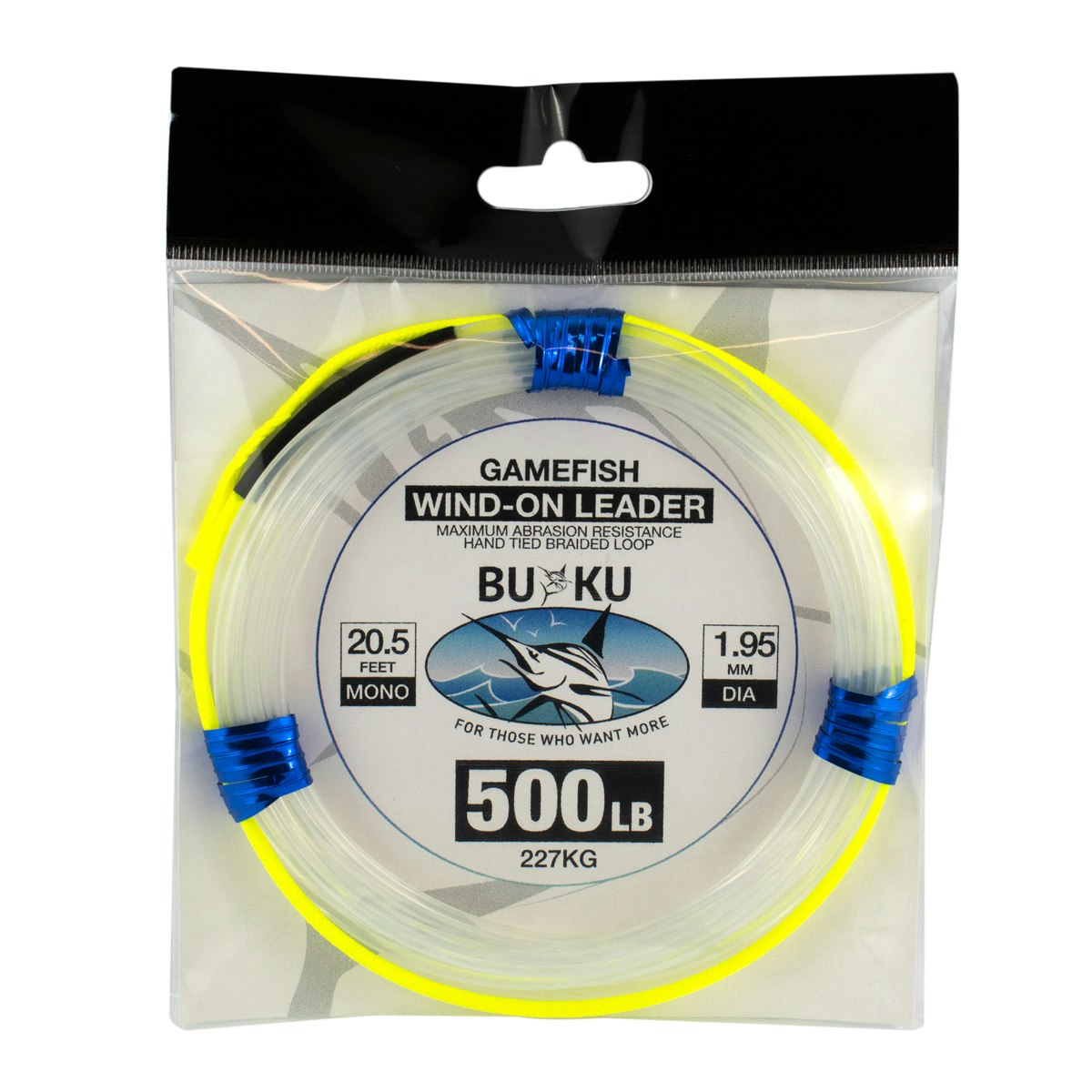 IGFA Approved Mono Wind-On Fishing Leader - Premium Saltwater & Freshwater Fishing Line for Big Game Anglers - Perfect for Offshore Trolling, Deep Sea Fishing, and Sportfishing Adventures