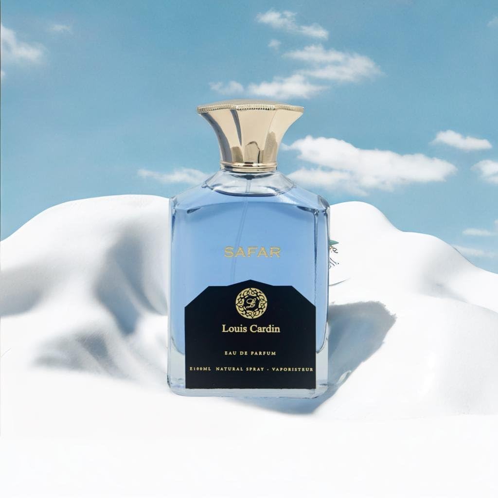 Louis Cardin Safar Eau De Parfum for Men - 100ml Long Lasting Cologne with Strong Fragrance | Luxury Men's Perfume Gift Set | Perfect for Date Night, Office & Special Occasions