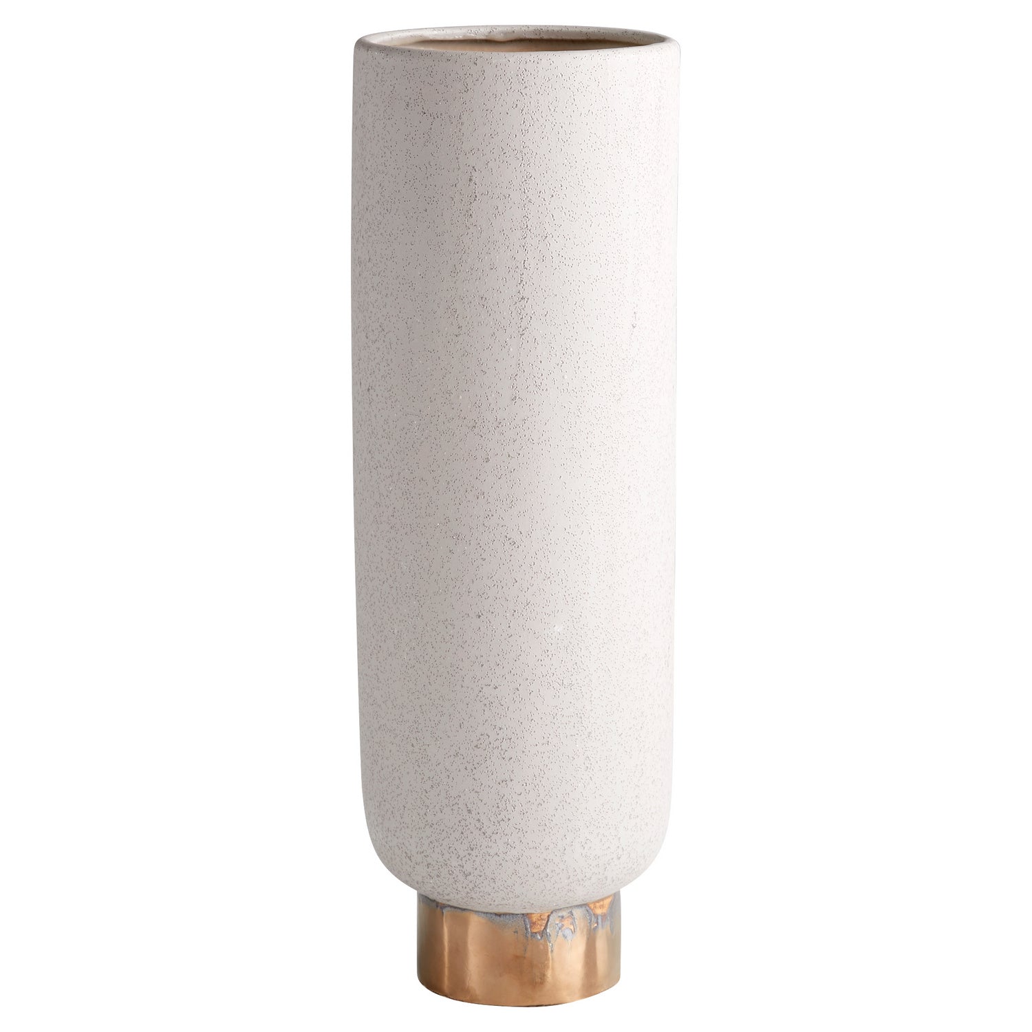 Cyan Design 11186 Clayton Vase - Large Grey Ceramic Vase for Home Decor, Living Room Centerpiece, Wedding & Event Floral Arrangements