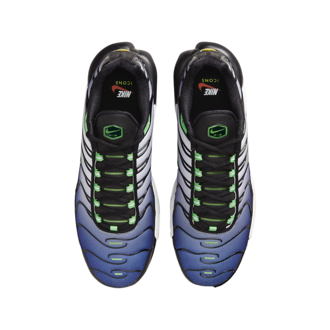 Nike Air Max Plus Icons Sneakers - Deep Royal & Scream Green - Running, Walking & Casual Wear for Men & Women