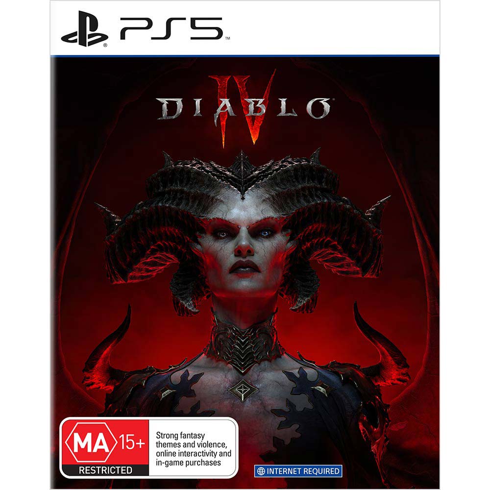 Diablo IV PS5 Game - Epic Action RPG for Playstation 5 | Battle Demons in Sanctuary with Stunning 4K Graphics | Perfect for Solo & Multiplayer Gaming Nights