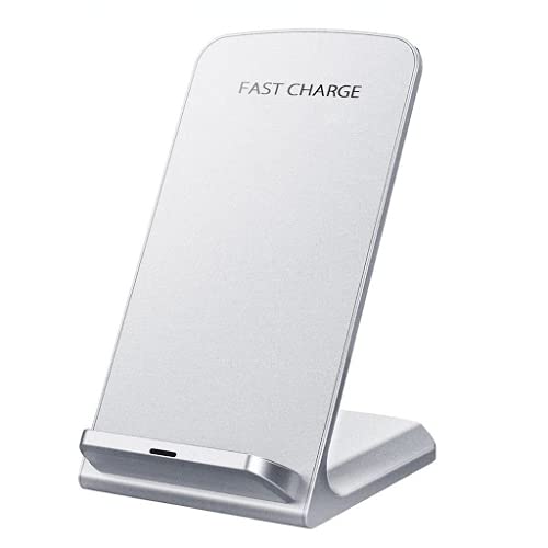 UrbanX Wireless Charger Stand - Qi-Certified 10W Fast Charging Pad for Meizu Zero & All Qi-Enabled Phones | Desktop Charging Station for Home, Office, Nightstand | No AC Adapter Included