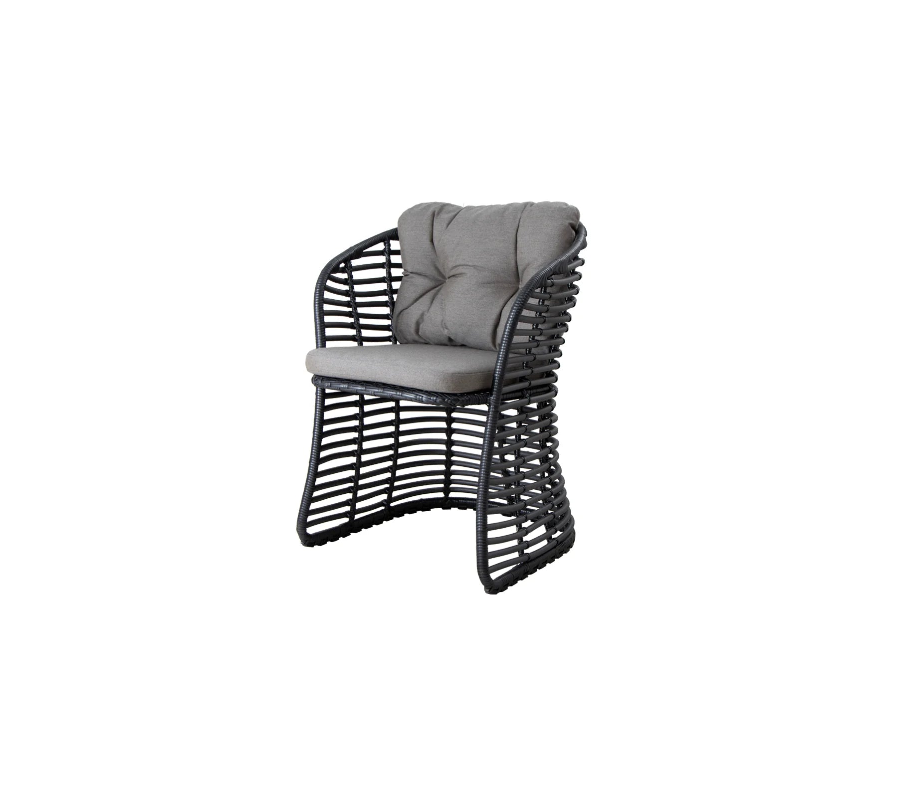 Outdoor Wicker Dining Chairs Set of 2 - Patio Furniture for Garden, Poolside, and Backyard - Weather-Resistant Rattan Chairs with Cushions