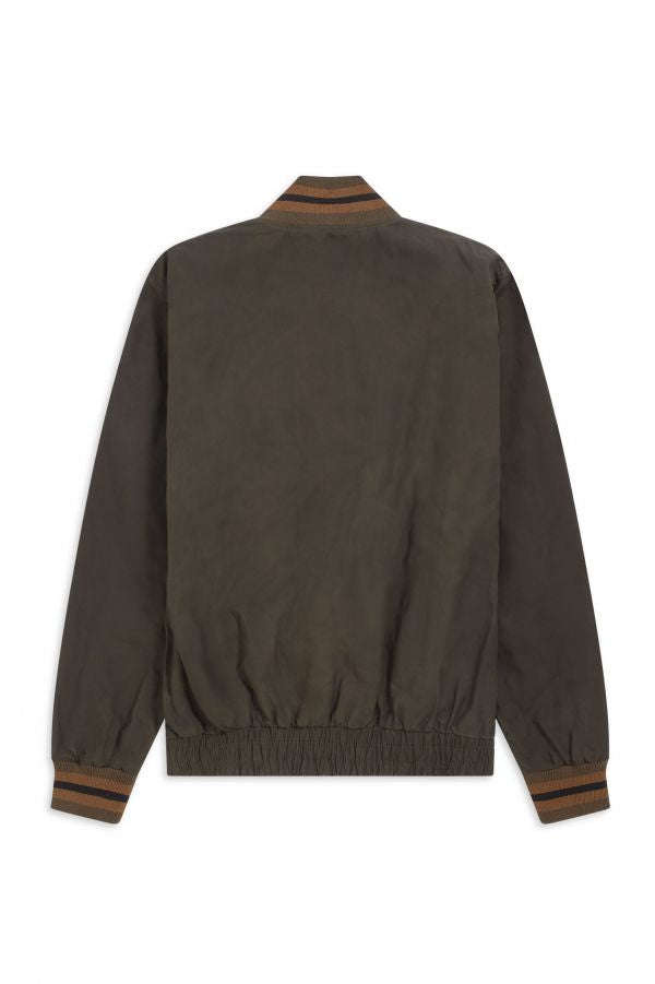MIE Waxed Tennis Bomber Jacket - Vintage Style Men's Outerwear for Casual & Streetwear Fashion | Perfect for Fall & Winter Seasons