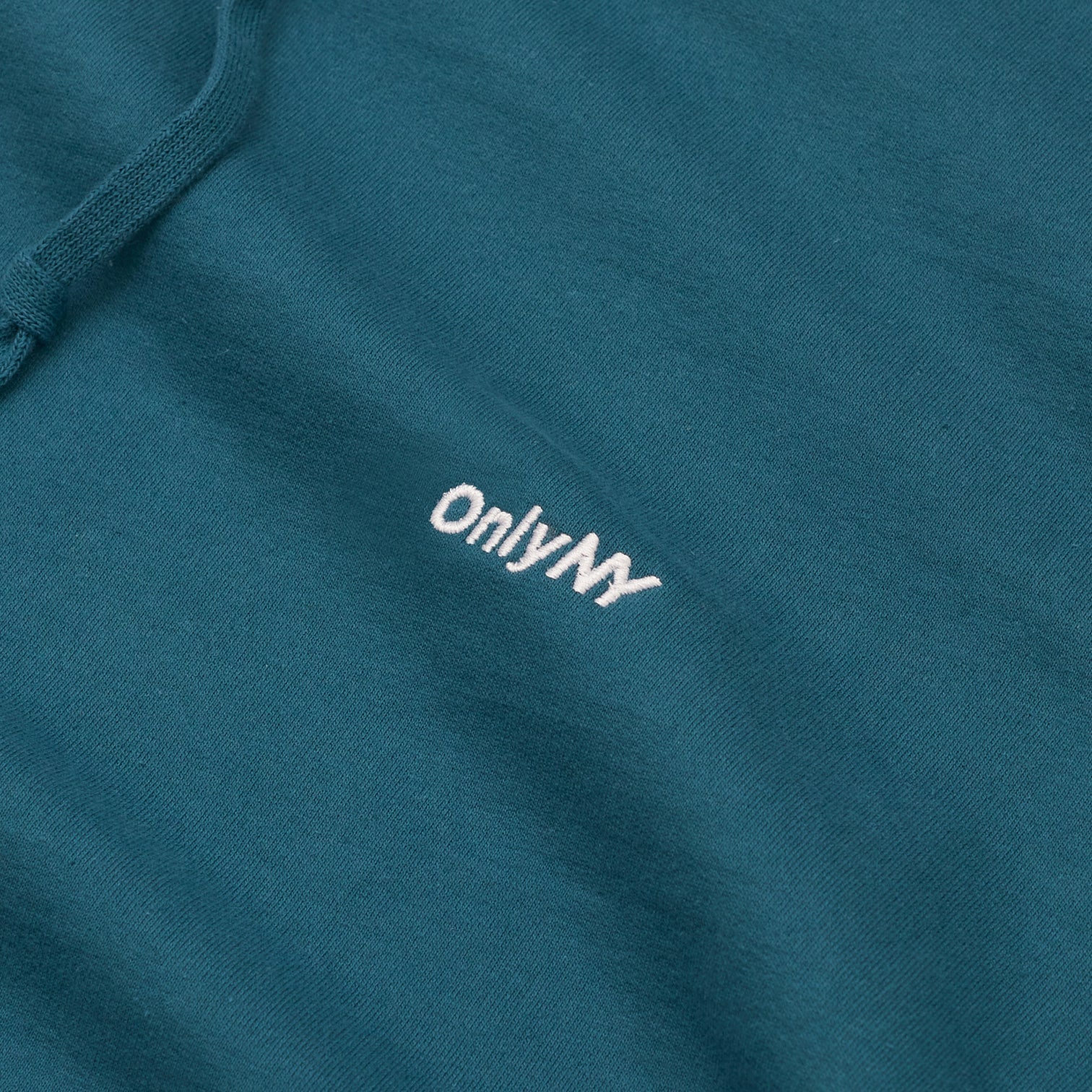 Only NY Core Logo Hoodie - Teal Green Pullover for Men & Women | Casual Streetwear, Loungewear, and Winter Fashion
