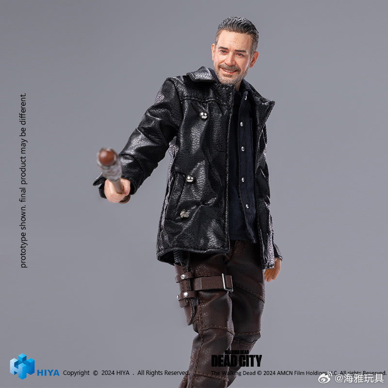 HIYA 16CM 1/12 Scale Negan Action Figure - The Walking Dead: Dead City Collectible (Pre-Order) | Perfect for Display, Photography & Diorama Scenes